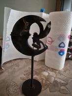 Stenen Elfje met Maan Beeldje op Standaard, Antiek en Kunst, Ophalen of Verzenden