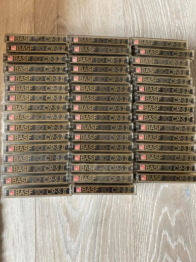 BASF 90 Cr-s II bespeelde cassettebandjes, Gebruikt, Overige genres, Ophalen of Verzenden, Voorbespeeld