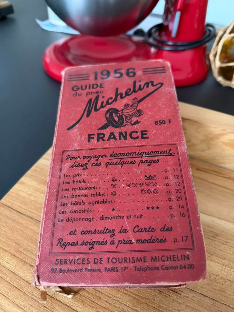 Michelin gids France 1956, Antiek en Kunst, Ophalen of Verzenden