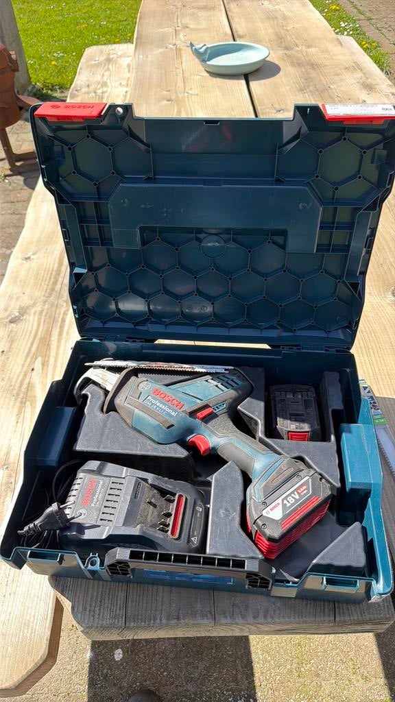 Reciprozaag bosch progessional GSA 18 V-LI C, 70 mm of meer, 600 tot 1200 watt, Ophalen of Verzenden, Zo goed als nieuw