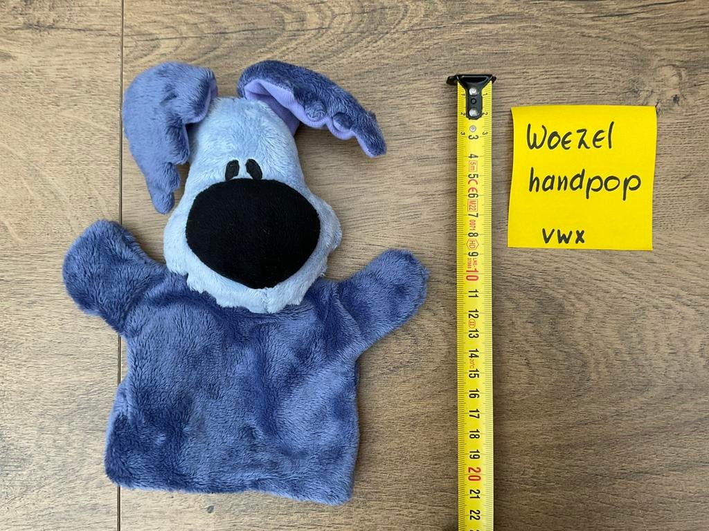 Nieuwe zgan Woezel knuffel handpop van Woezel en Pip, Ophalen, Nieuw