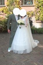 Trouwjurk wit, Ophalen, Zo goed als nieuw, Wit, Trouwjurk