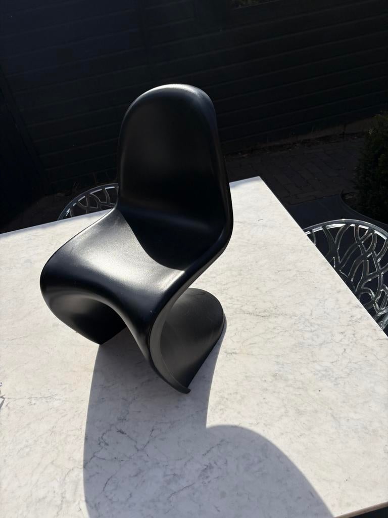 Vitra Panton kinderstoel design chair zwart, Ophalen of Verzenden, Zo goed als nieuw, Overige typen