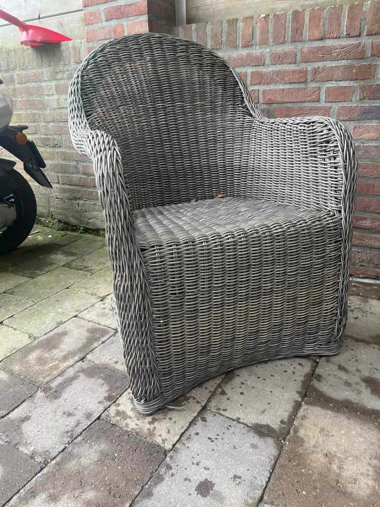 Tuinstoelen, Tuin en Terras, Ophalen of Verzenden, Gebruikt, Wicker