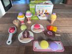 Houten speelgoed ijsjes en gebakjes, Ophalen of Verzenden, Gebruikt, Jongen of Meisje