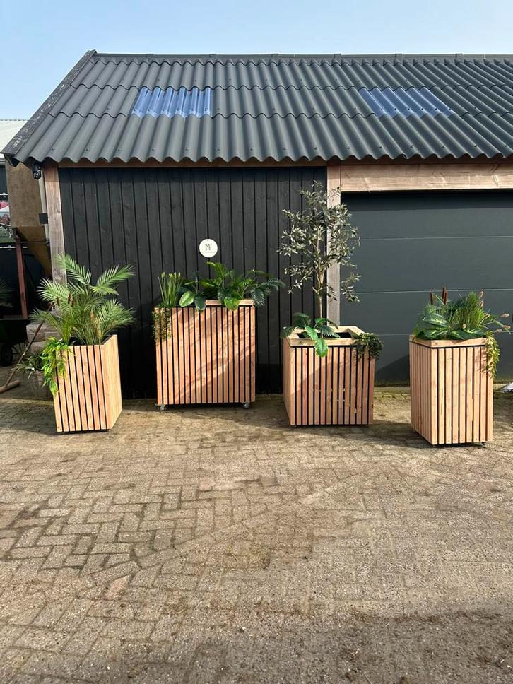 Plantenbakken roomdividers en buiten bar eiland, Tuin en Terras, Bloembakken en Plantenbakken, Nieuw, Hout, 60 cm of meer, Ophalen