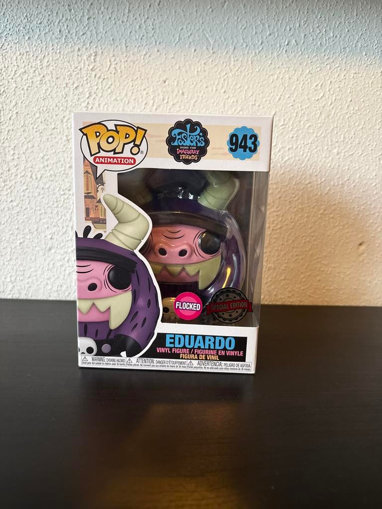 Funko Pop! Animation Eduardo #943 Flocked Special Edition, Ophalen of Verzenden, Zo goed als nieuw