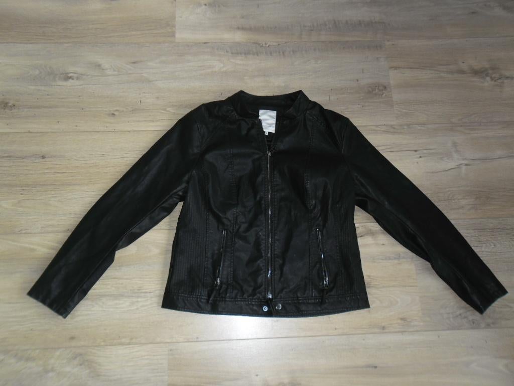 Soyaconcept Zwart Biker Jasje Maat 42, Soyaconcept, Zwart, Maat 42/44 (L), Ophalen of Verzenden