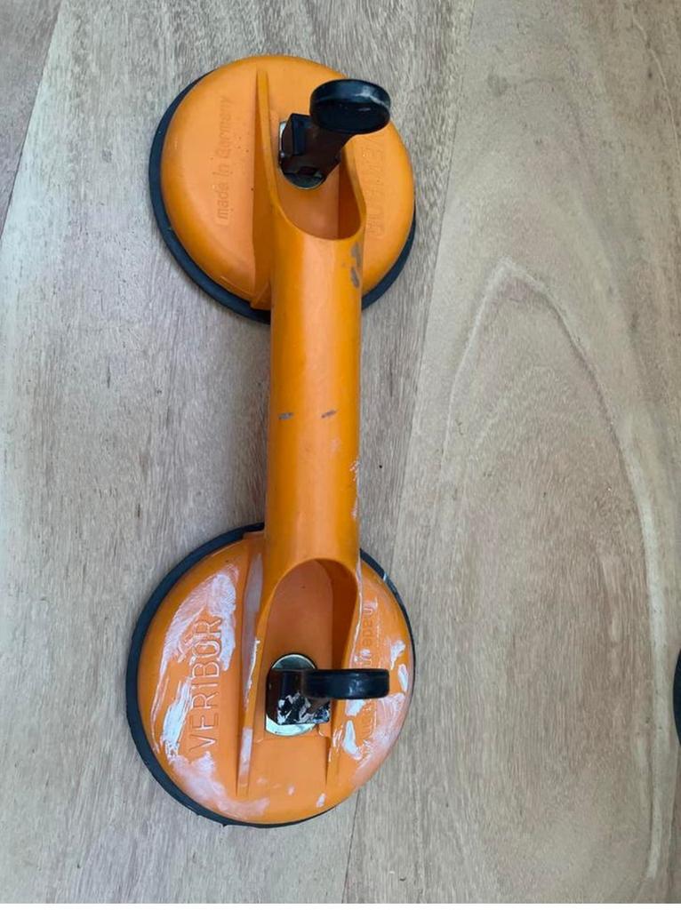 Veribor zuignap dubbel - Glasdrager, Ophalen of Verzenden, Gebruikt