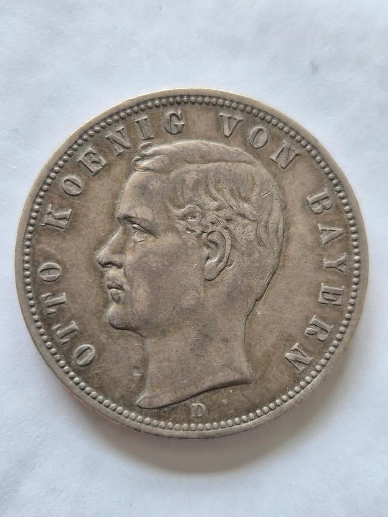 5 mark 1888 Bayern, Verzenden, Duitsland