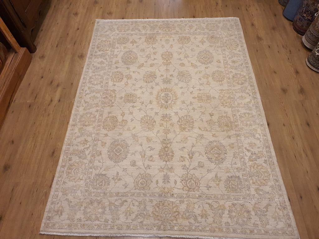 Handgeknoopt oosters tapijt ziegler 209x154, Huis en Inrichting, Info@SlatsAntiek.nl, Perzisch, 150 tot 200 cm, Vof Slats Antiek