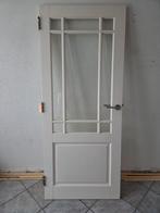 Houten binnendeur met glas, Ophalen, 80 tot 100 cm, Binnendeur, Minder dan 200 cm