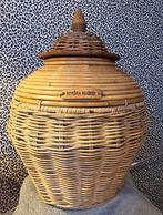 RIVIERA MAISON; RUSTIC RATTAN GINGER POT € 20,-, Ophalen, Zo goed als nieuw, Rond, Riet