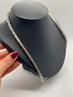 C921 Prachtige zilveren koningsketting 79,5 gram | 65 cm, Sieraden, Tassen en Uiterlijk, Kettingen, Ophalen of Verzenden, X, Zilver