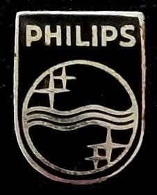 Philips speld- zwart emaille, Verzamelen, Verzenden, Nieuw, Merk, Speldje of Pin