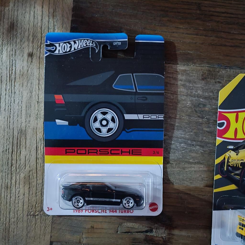 Hot Wheels Porsche Series Porsche 1989 944 Turbo zwart, Ophalen of Verzenden, Nieuw, Auto