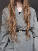 H&M oversized houndstooth blazer, Kleding | Dames, Jasjes, Kostuums en Pakken, H&M, Wit, Maat 46/48 (XL) of groter, Nieuw