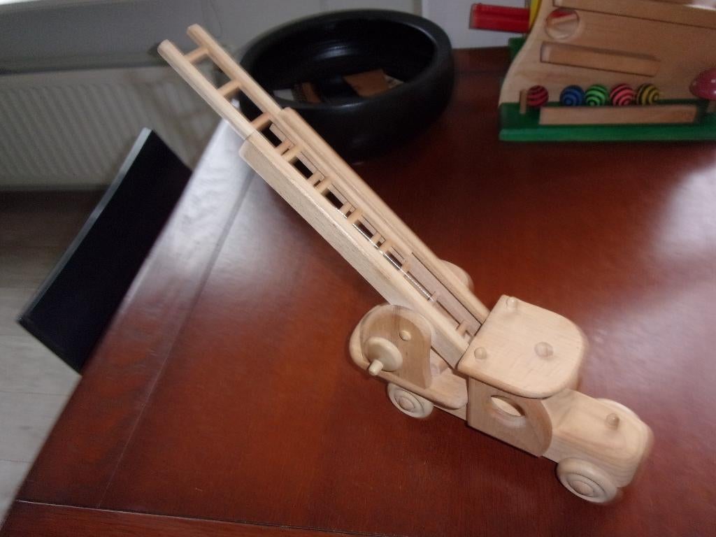 Blankhouten LADDERWAGEN, compleet, Ophalen of Verzenden, Zo goed als nieuw, Overige typen