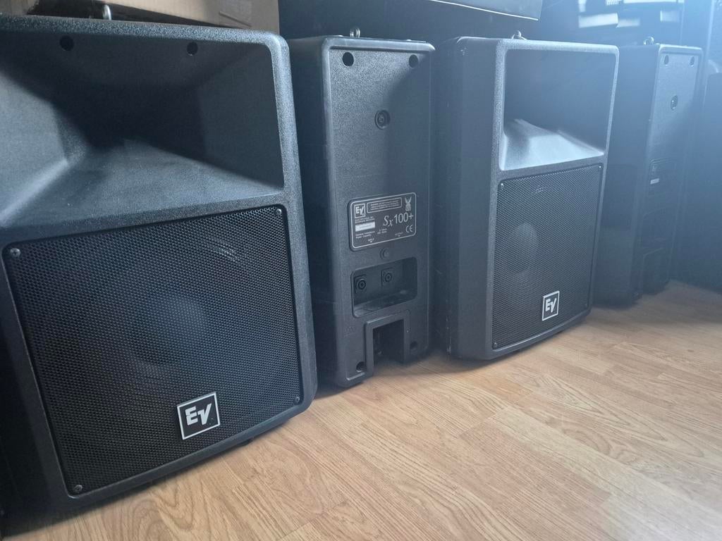 EV sx 100+ pa speakers toppen 4 stuks, Muziek en Instrumenten, Ophalen of Verzenden, Zo goed als nieuw, Minder dan 500 watt