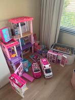 Compleet Barbiehuis met 27 Barbies en veel accessoires, Kinderen en Baby's, Speelgoed | Overig, Ophalen, Zo goed als nieuw, Meisje