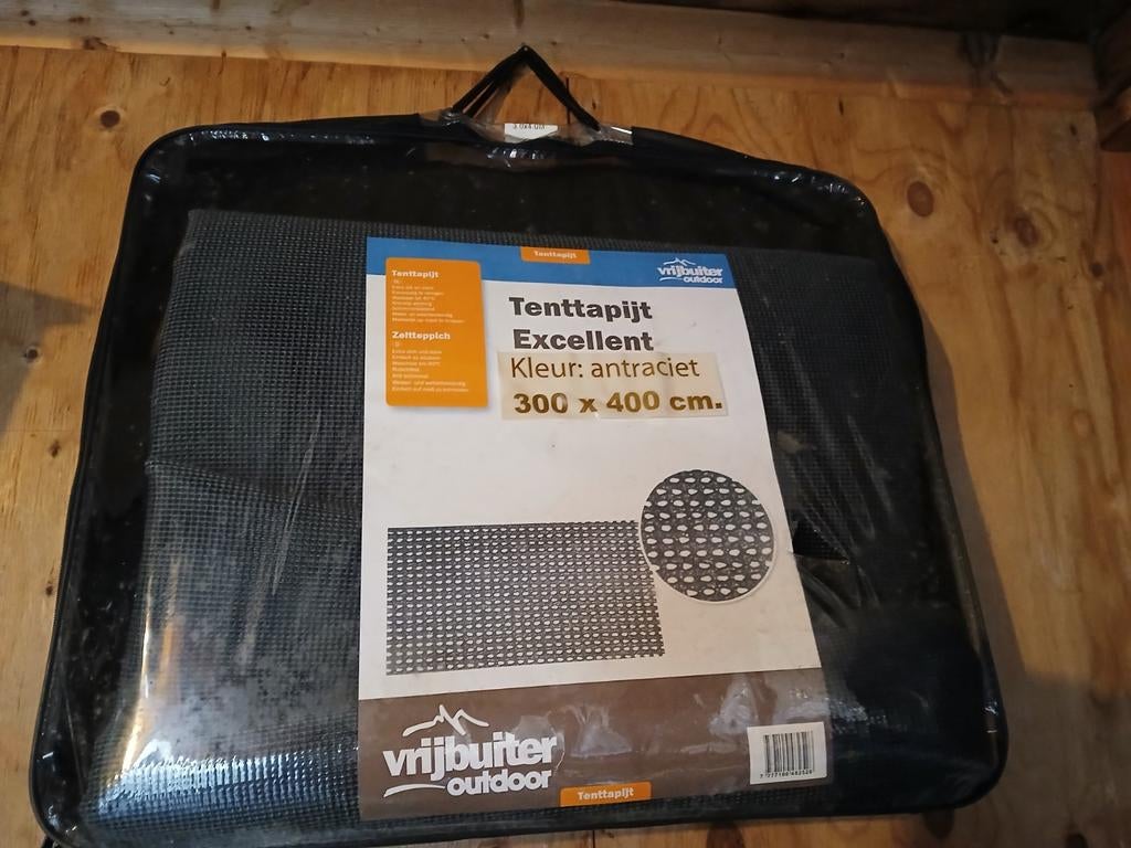 Vrijbuiter Outdoor Tenttapijt Excellent Antraciet 300x400 cm, Ophalen of Verzenden