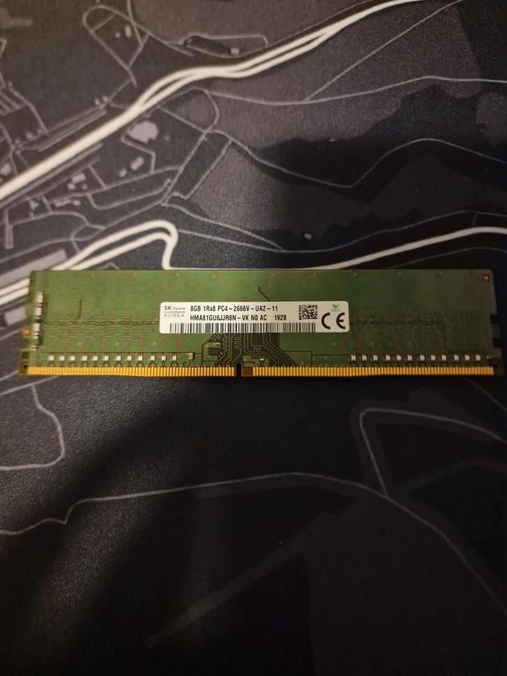 SK Hynix 8GB DDR4 RAM 2666MHz, Computers en Software, RAM geheugen, Desktop, 8 GB, DDR4, Verzenden