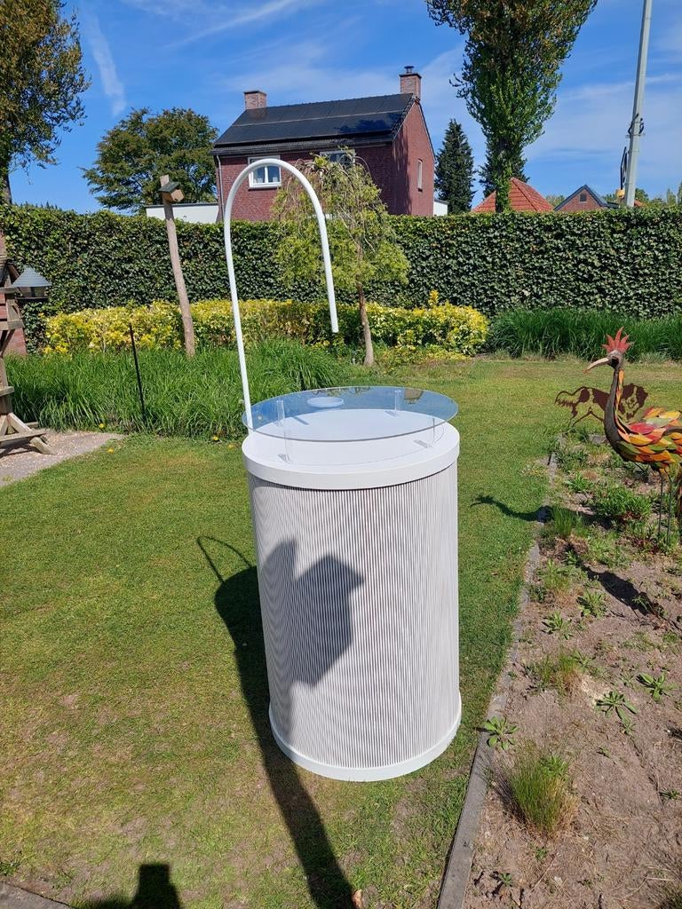 5 MDF Sokkels/Zuilen met Plexiglas Plateau voor Kunst, Ophalen