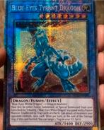 Yu-Gi-Oh! Blue Eyes Tyrant Dragon MP25 1st Starlight Rare !, Ophalen of Verzenden, Zo goed als nieuw, Losse kaart, Foil