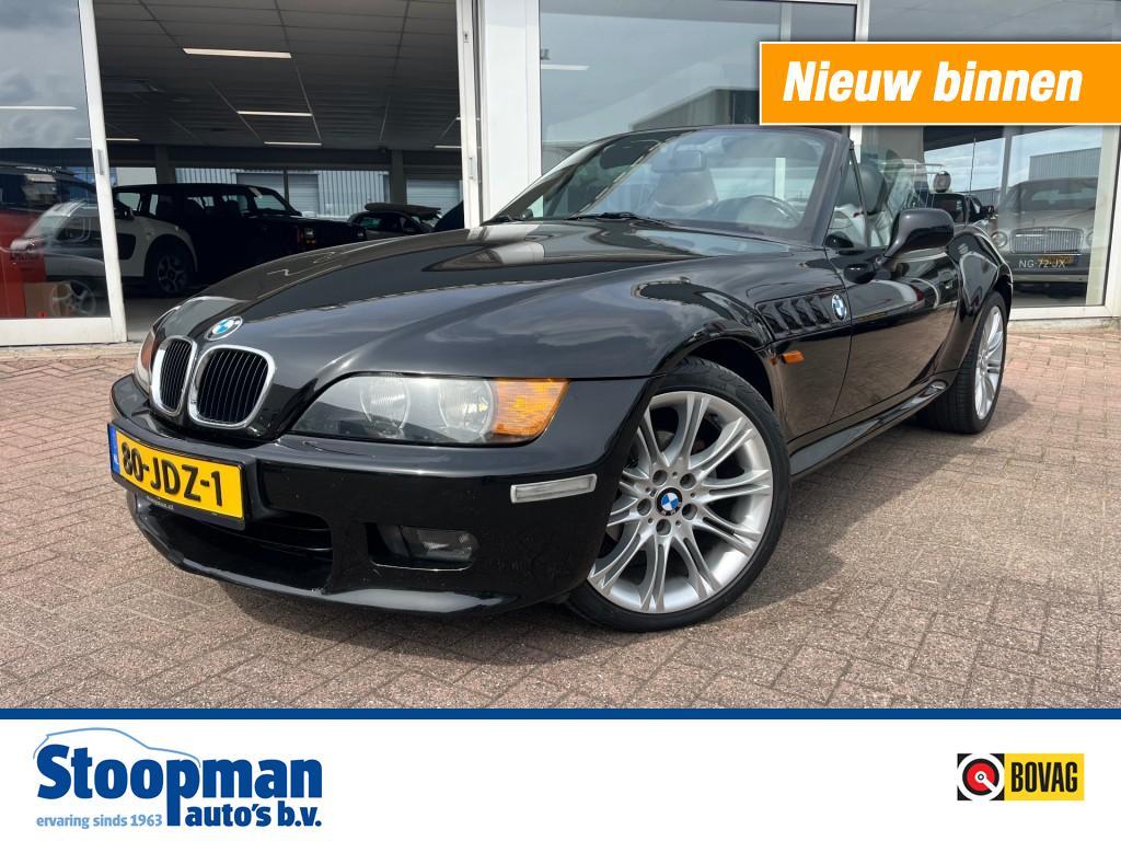 Bmw Z3 2.2i 6 cil. Automaat Airco Cruise Leder, Gebruikt, Cabriolet, Zwart, 2 stoelen