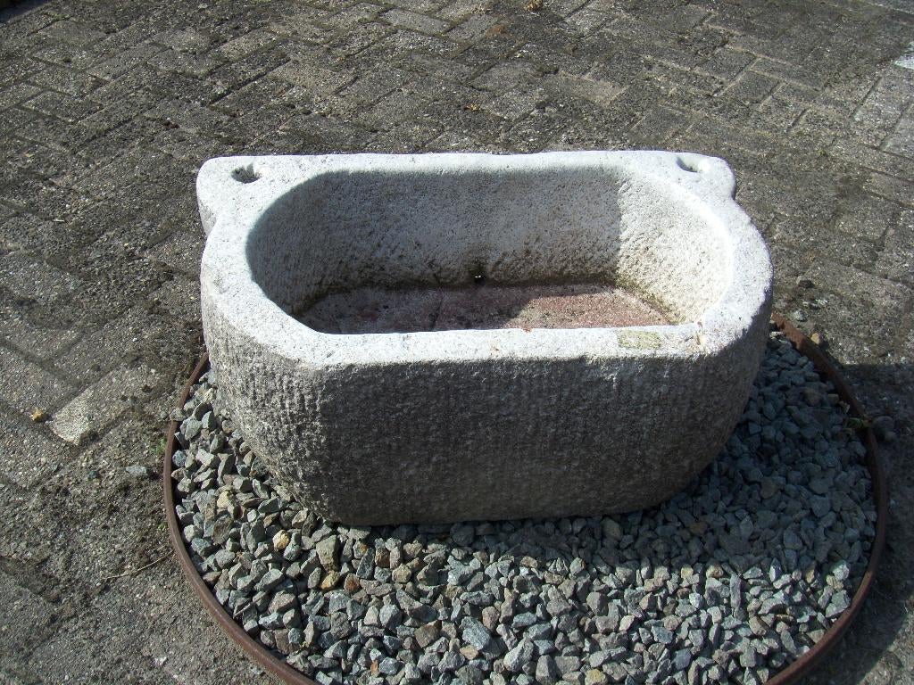 trog, Ophalen, Rond, Hout, Minder dan 30 cm