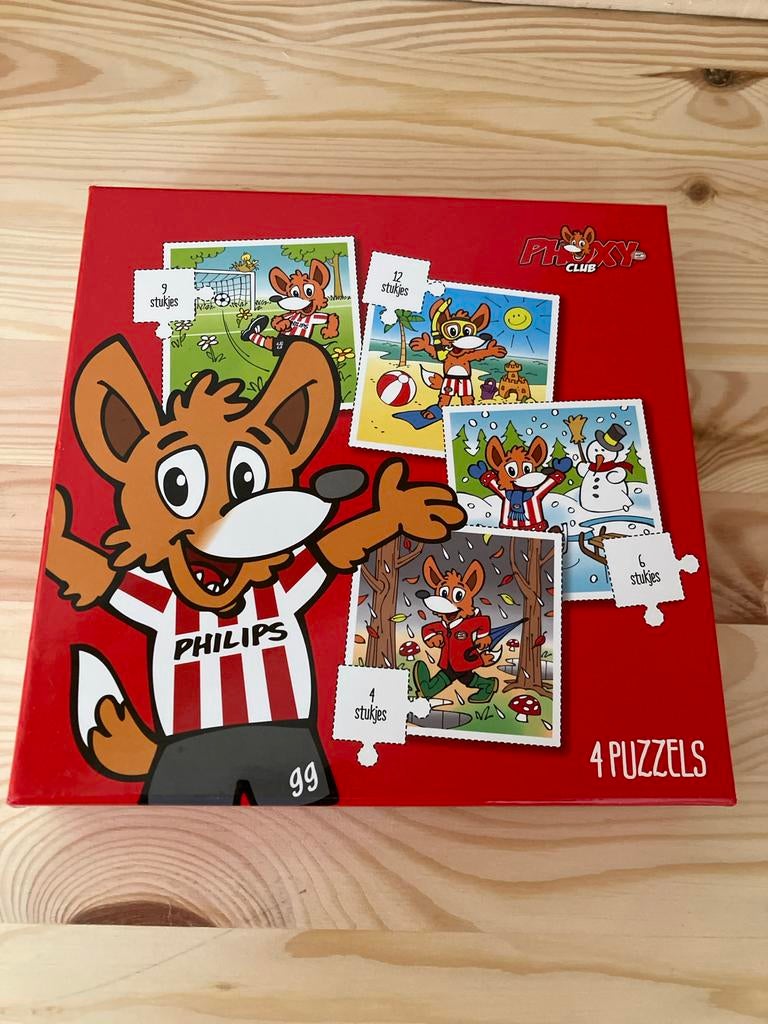 Phoxy Club PSV Puzzels - 4 tot 12 stukjes, Ophalen of Verzenden, 10 tot 50 stukjes, Gebruikt, 2 tot 4 jaar