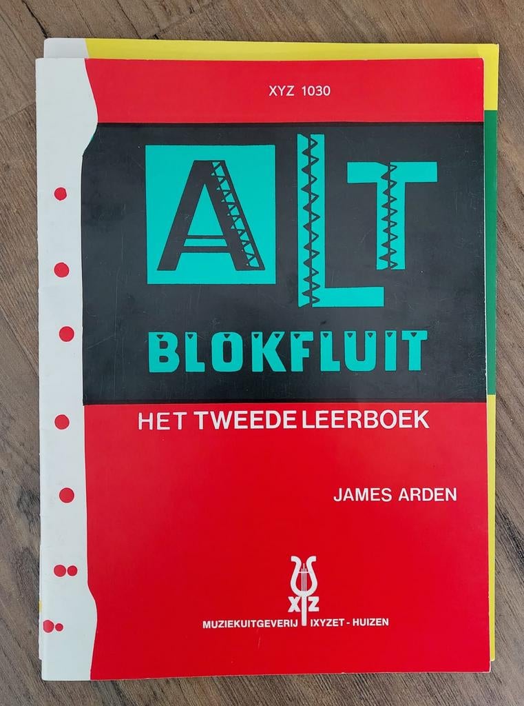 James Arden Altblokfluit tweede leerboek, Ophalen of Verzenden, Zo goed als nieuw, Les of Cursus, Blokfluit