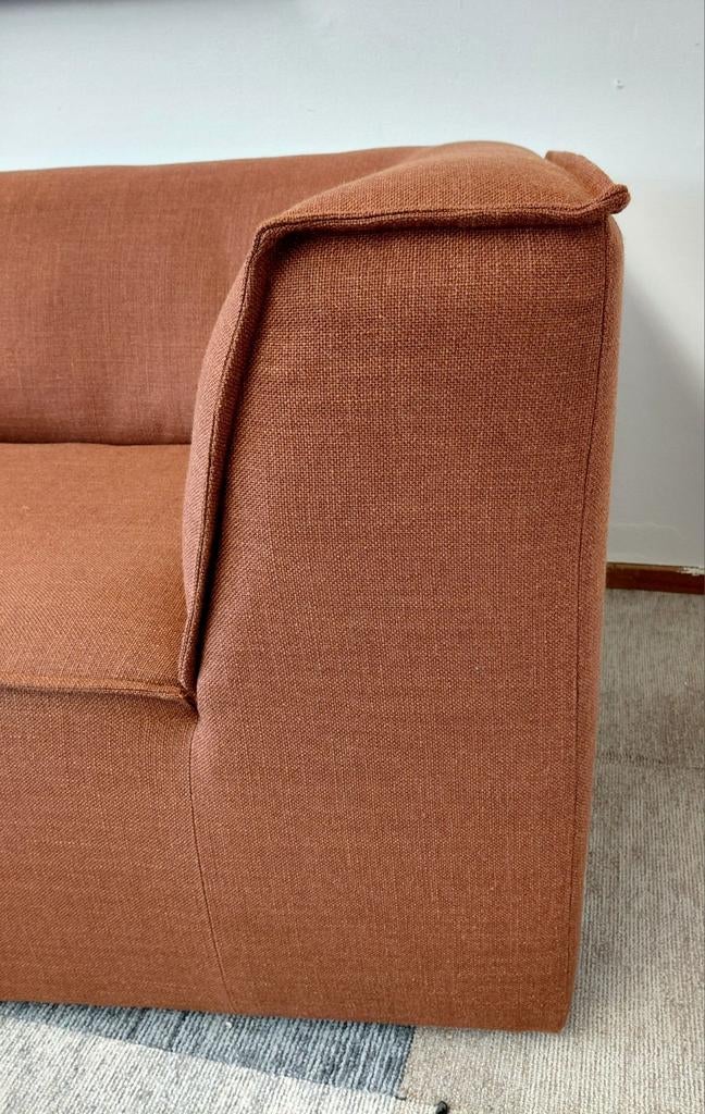 Gelderland 6905 | 3 zitsbank | Bruin wol, Info@andriesign.nl, Ophalen of Verzenden, Rechte bank, Gelderland