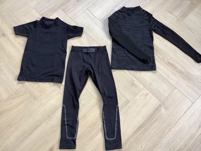 Set van 3 Kipstra Thermo onderkleding maat 131/ 140 ZGAN, Nacht- of Onderkleding, Jongen of Meisje, Kipstra Thermo, Ophalen of Verzenden