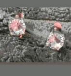 Zilveren oorbellen Swarovski, Verzenden, Nieuw, Knopjes of Stekers, Zilver