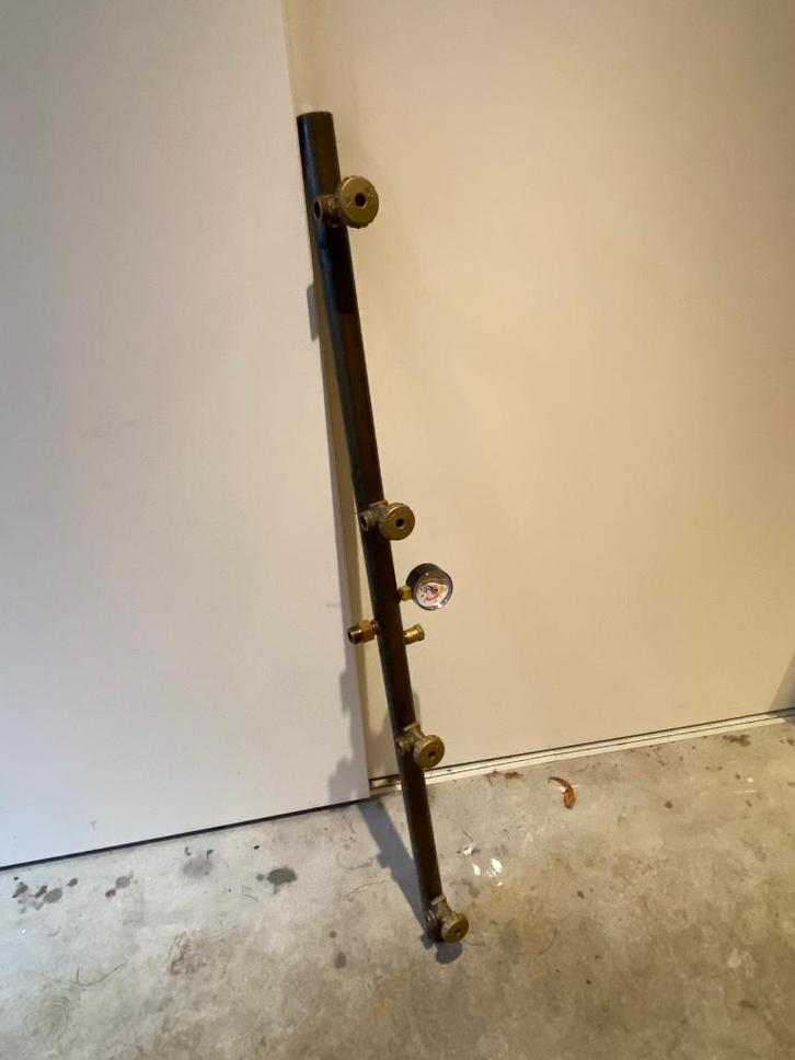 Manifold gasverdeler friteuse / manyfold frituur Foodtruck, Witgoed en Apparatuur, Frituurpannen, Nieuw, 4 liter of meer, Ophalen