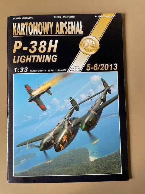 Kartonnen bouwplaat P38 "Porky II" schaal 1/33, Overige merken, Nieuw, Ophalen of Verzenden, Groter dan 1:72