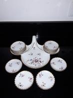 Antiek Jugendstil petit fourstel met strooibloemetjes, Verzenden