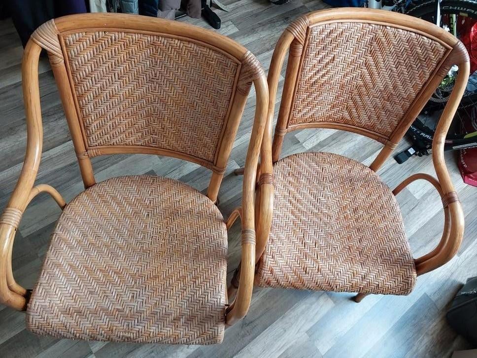 Rotan stoelen, Ophalen, Bruin