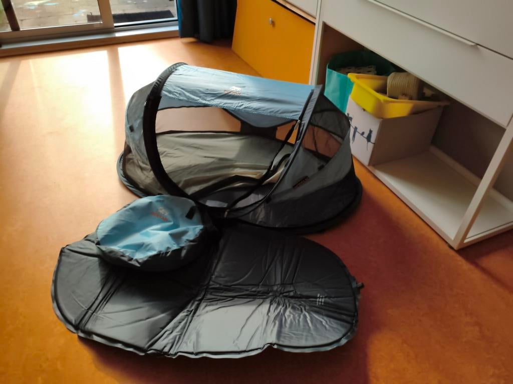 Deryan baby tentje, Ophalen