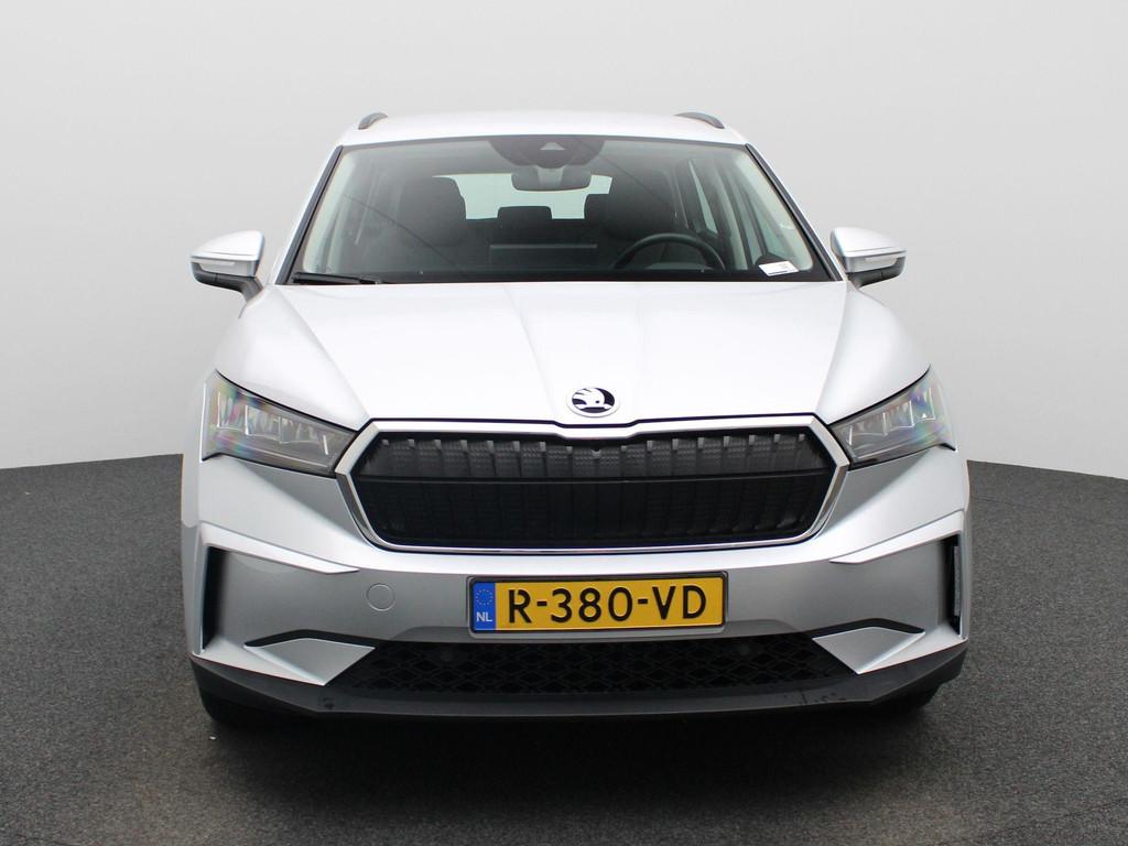 Skoda Enyaq iV 60 | NAVIGATIE | APPLE CARPLAY-ANDROID AUTO |, Auto's, Skoda, Automaat, Gebruikt, Origineel Nederlands, Grijs