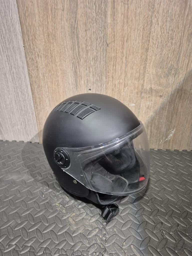 Vinz helm maat L, Fietsen en Brommers, Brommerhelmen, Ophalen, Zo goed als nieuw