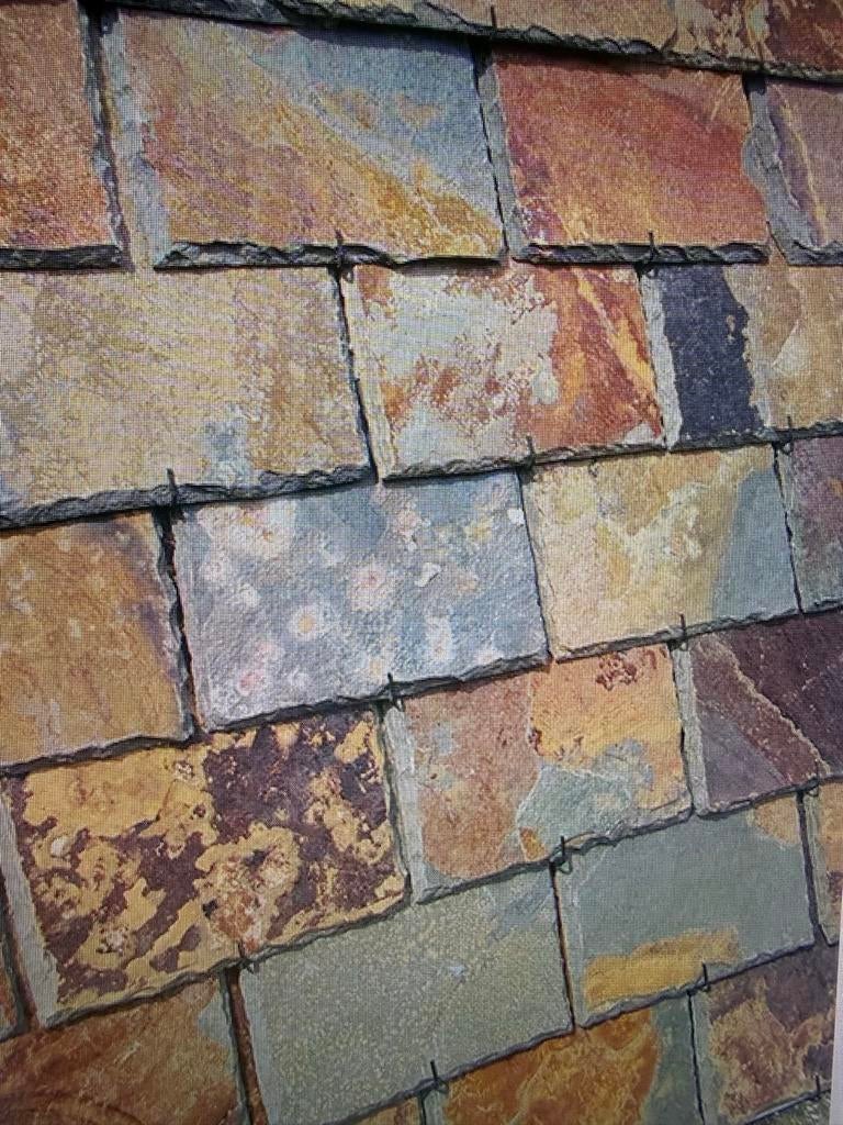 Leien natuursteen, Doe-het-zelf en Verbouw, Dakpannen en Dakbedekking, Gebruikt, Ophalen of Verzenden, 15 m² of meer, Dakpannen