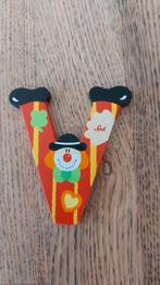 Houten letter V clown Sevi, Kinderen en Baby's, Kinderkamer | Inrichting en Decoratie, Ophalen, Overige typen