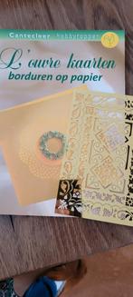 E. Fortgens - L'ouvre kaarten borduren op papier / sjabloon, Boeken, Ophalen of Verzenden, Zo goed als nieuw, E. Fortgens