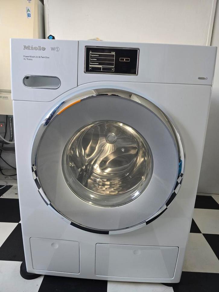 Miele WMV960 W1 PowerWash 2.0 & TwinDos Wasmachine, Witgoed en Apparatuur, Wasmachines, Gebruikt, Voorlader, 8 tot 10 kg, 85 tot 90 cm