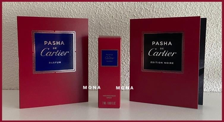 Pasha set 3 parfum samples proefjes testers monsters, Verzenden, Nieuw