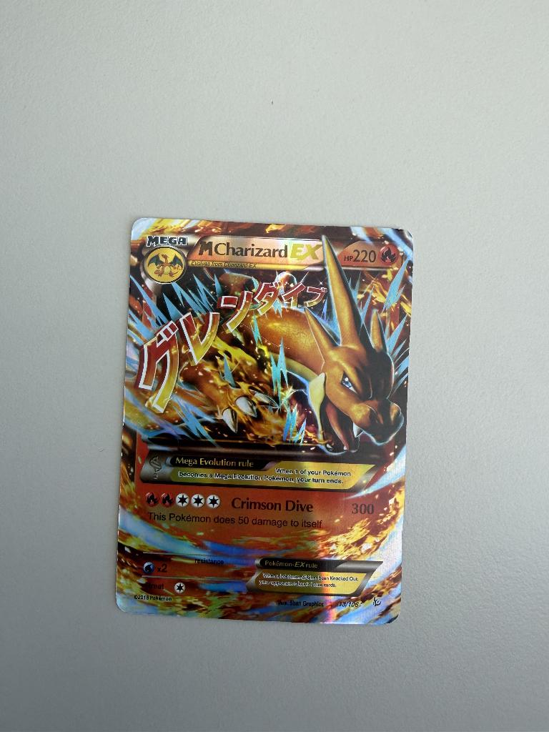 M Charizard EX #13/106, Ophalen, Zo goed als nieuw, Losse kaart