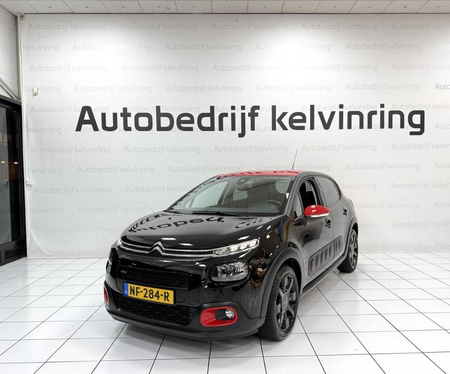 Citroën C3 1.2 PT S&S Shine Bovag Garantie (bj 2017), Auto's, Citroën, 1025 kg, Euro 6, 1199 cc, Zwart