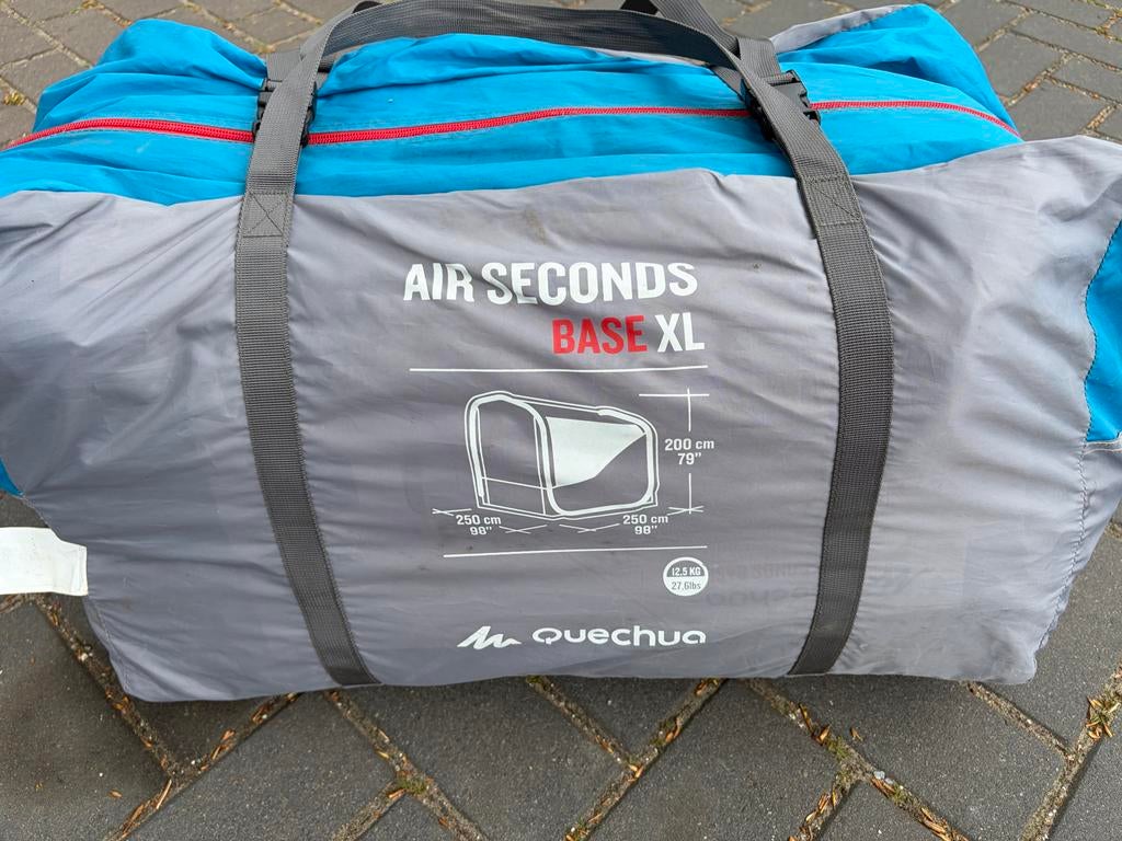 Quechua Air Seconds Base XL opblaasbare tent, Ophalen, Gebruikt